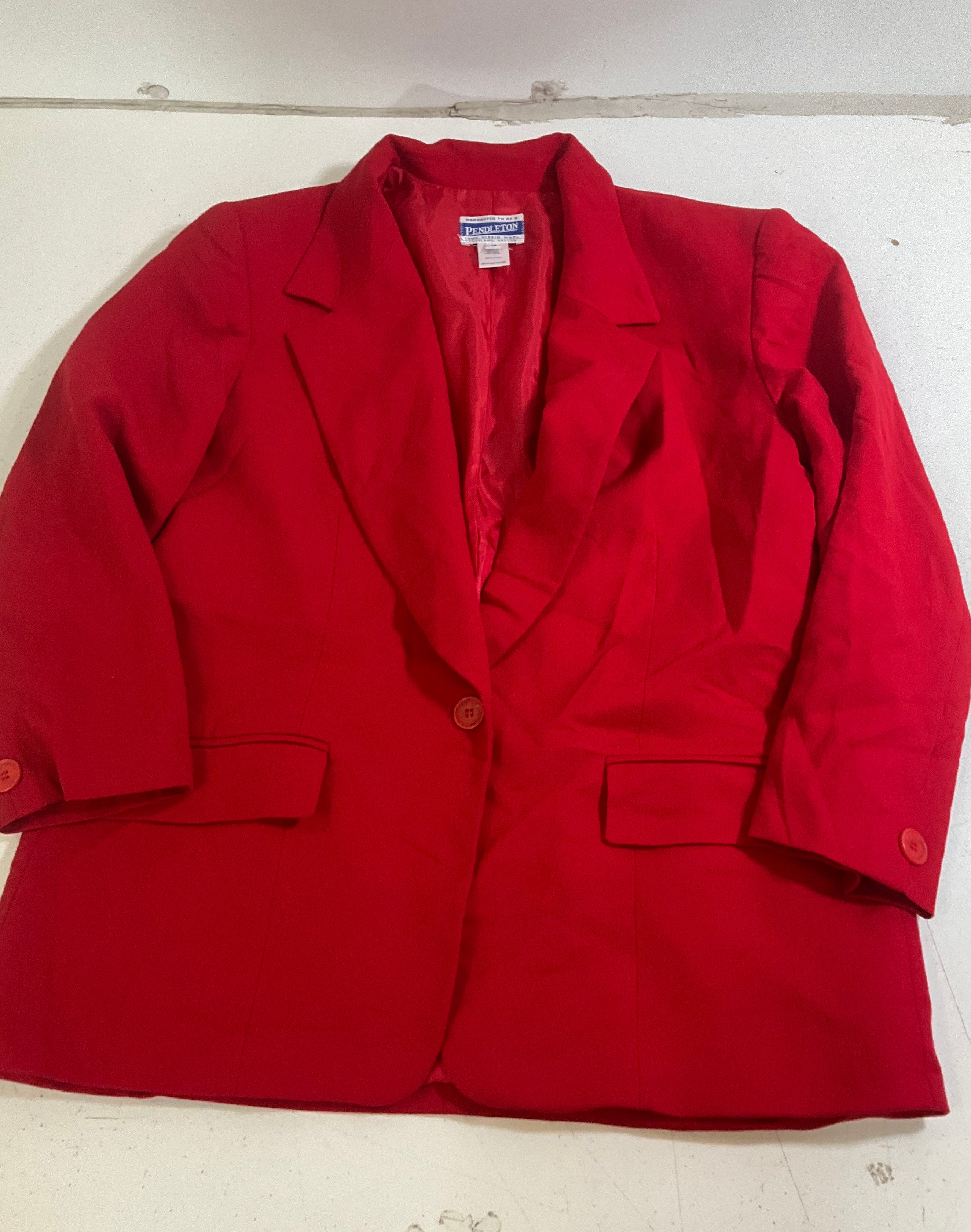 Vintage Lot 3 Womens Blazers Pendleton Wool Henry Lee Studio I Assorted Sizes