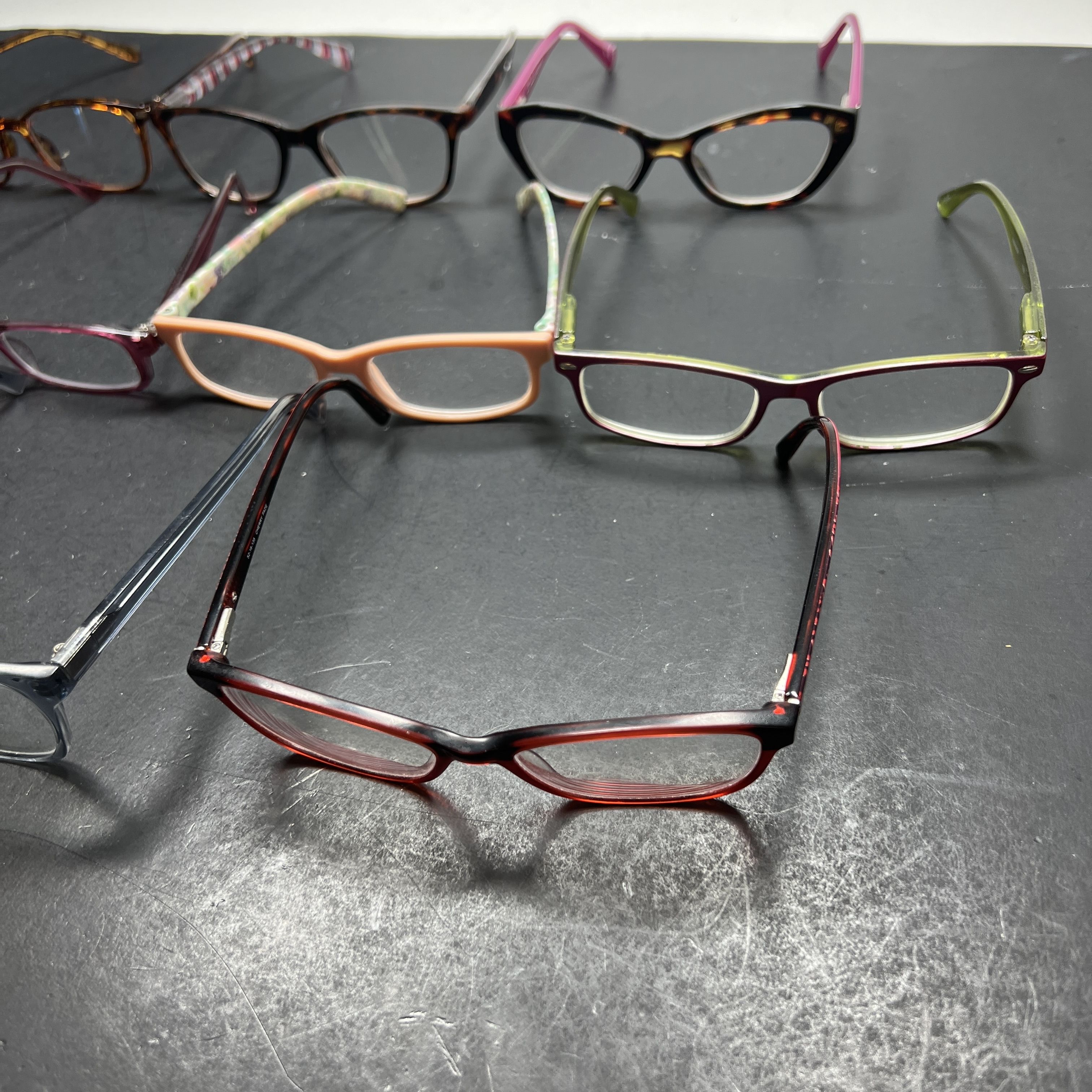 Lot Eyeglasses Plastic Frames Assorted Styles *Need Lenses* Optique B.U.M. Etc.