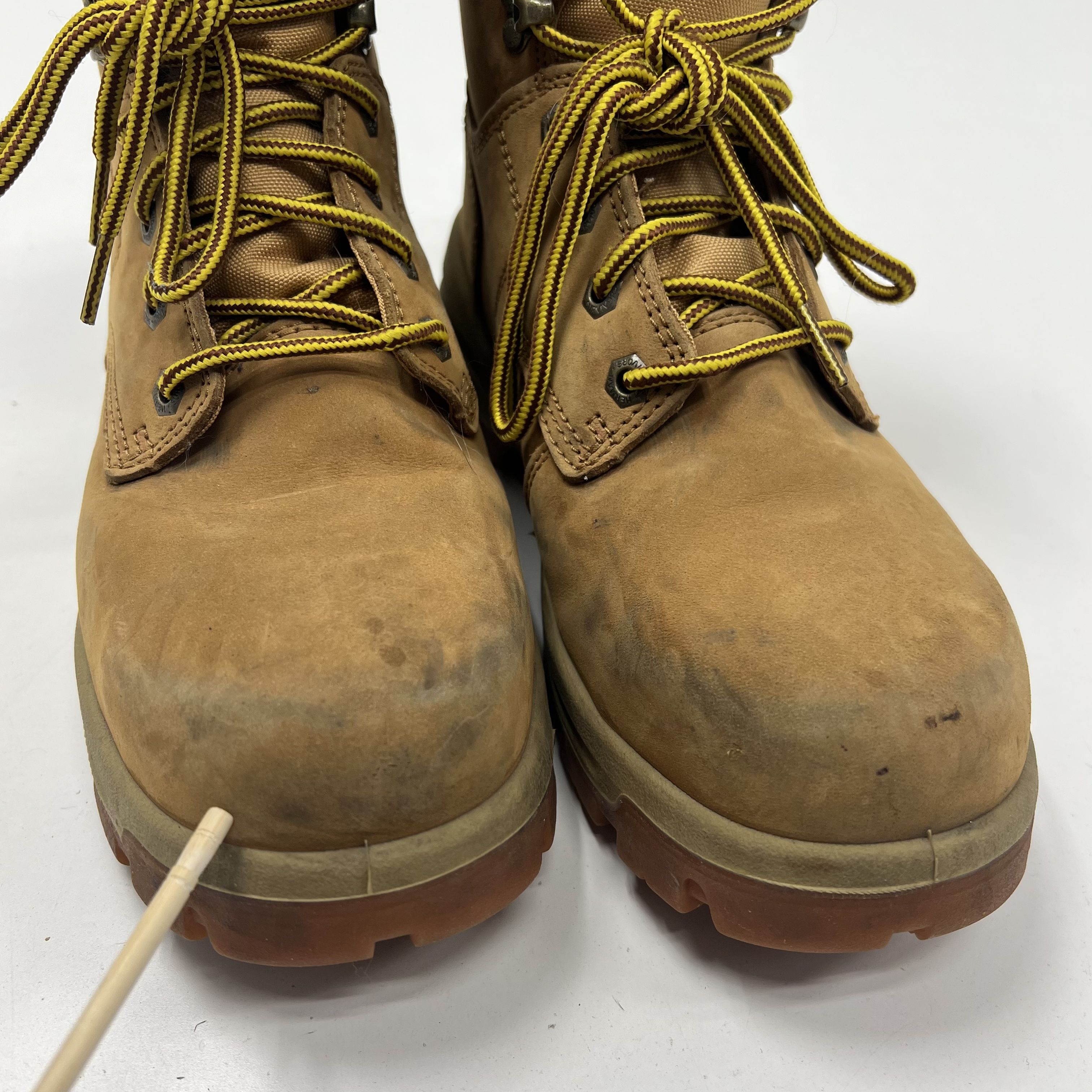Herman Survivor Brown Lace Up Construction Work Boot Men 9W Steel Toe