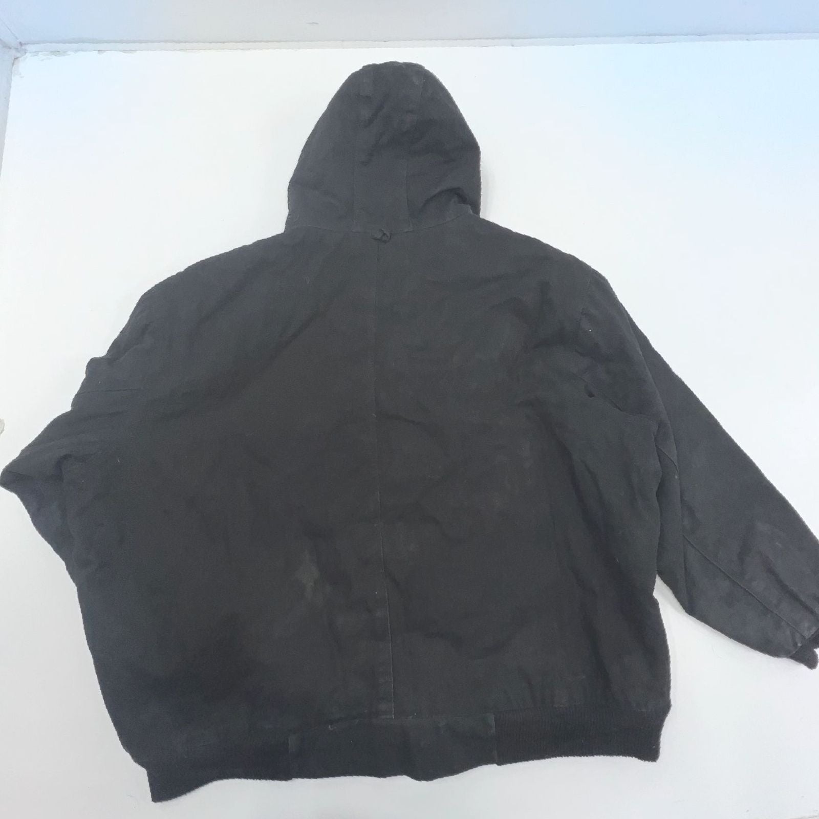 KEY Black Outerwear Jacket Full Zip Men's 3XLT 100% Cotton