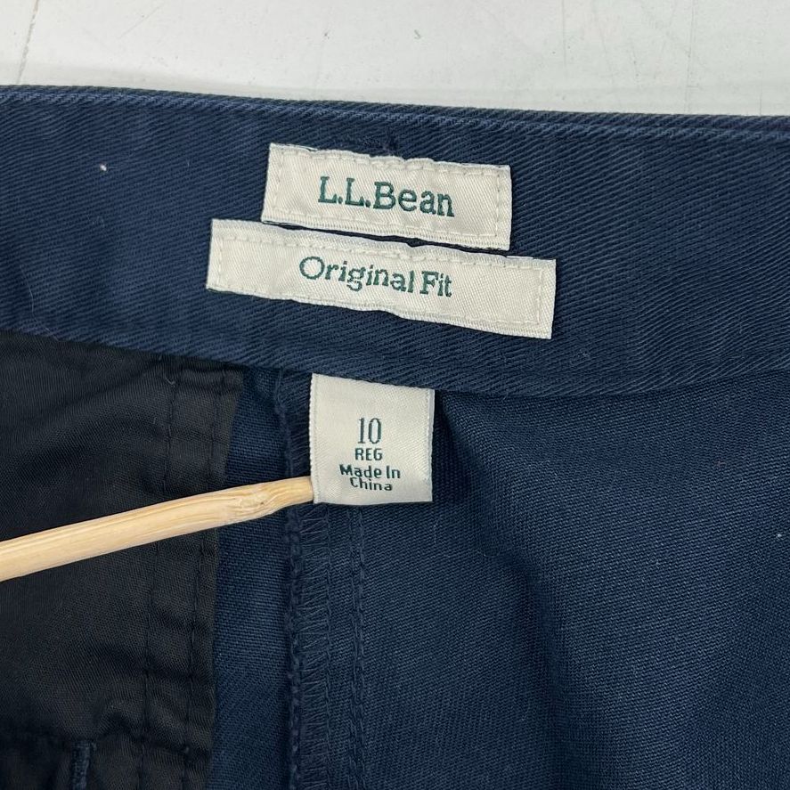 LL Bean Women's Clothing Lot 4pc T-Shirts Shorts Sz S M L 10 Navy Blue Pink