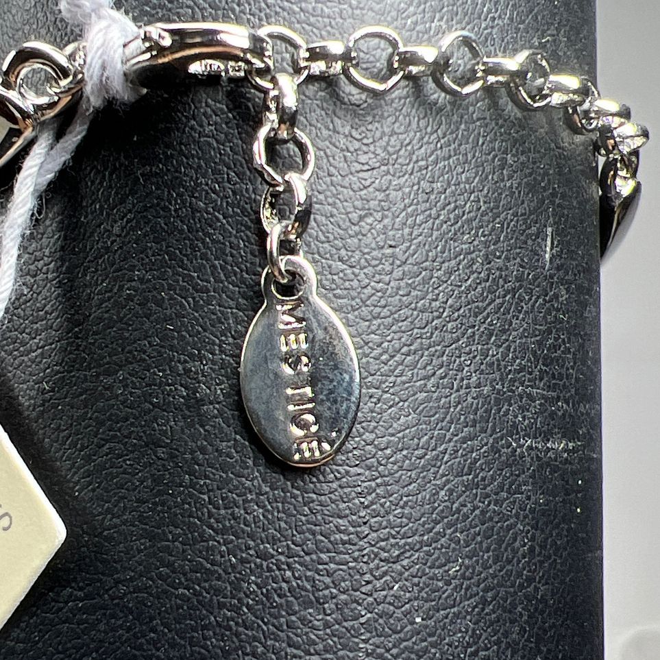 Mestige Swarovski Elements Silver Toen Faux Pearl Bracelet