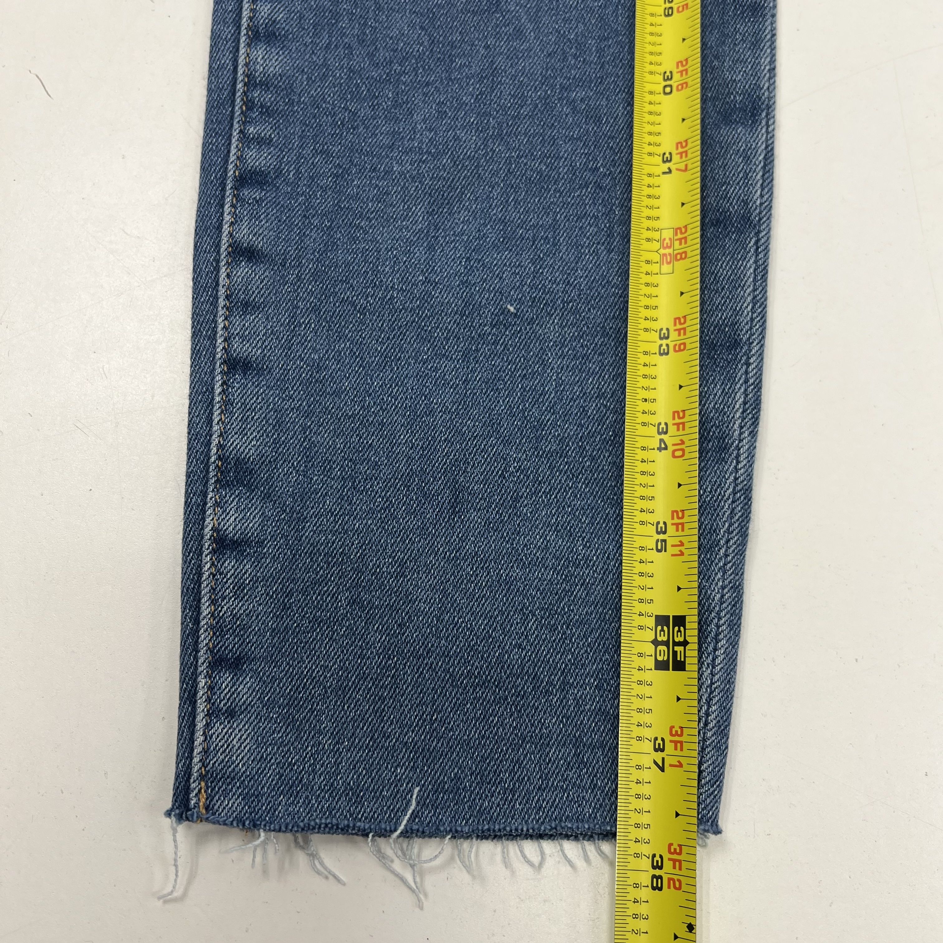 NWT Good American Good Waist Blue Distressed High Rise Skinny Jeans Women's 10