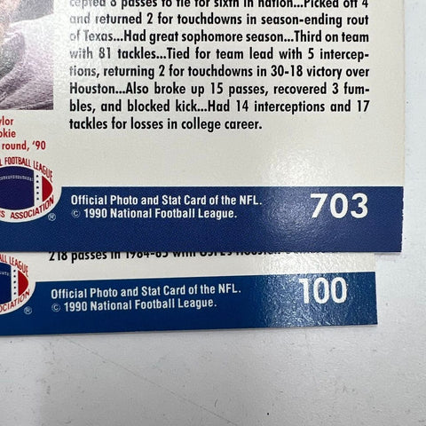 Vintage 1990 Pro Set NFL Football Cards Large Lot Mixed Players Collection