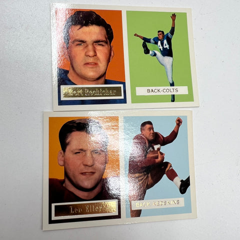 Topps Vintage Football Archives 1957 Series Reprint Trading Cards Lot