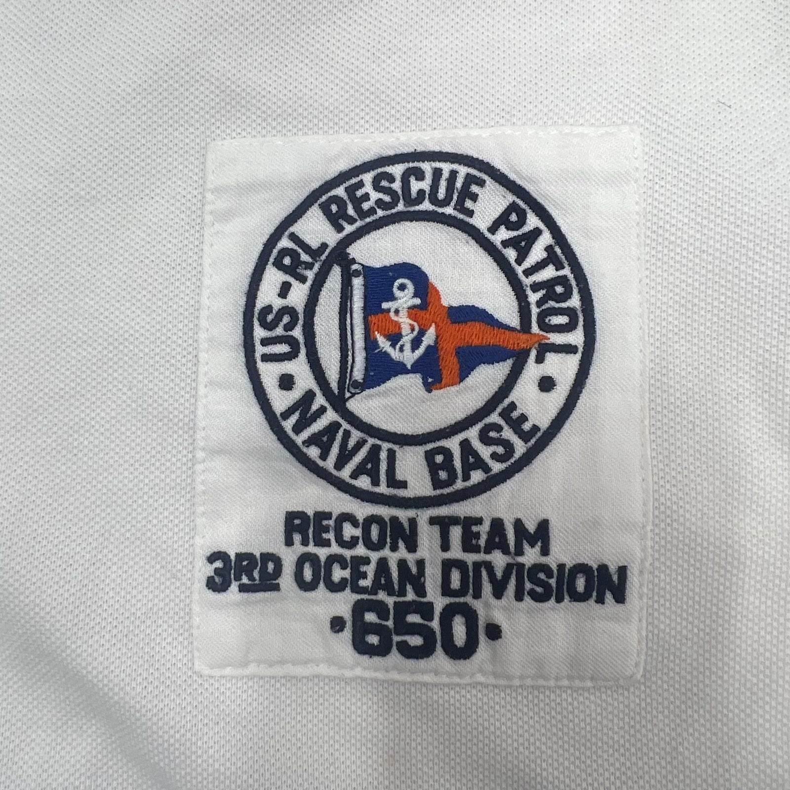 VTG Polo by Ralph Lauren Recon Rescue Patrol Zip Polo Short Sleeve Shirt XLT