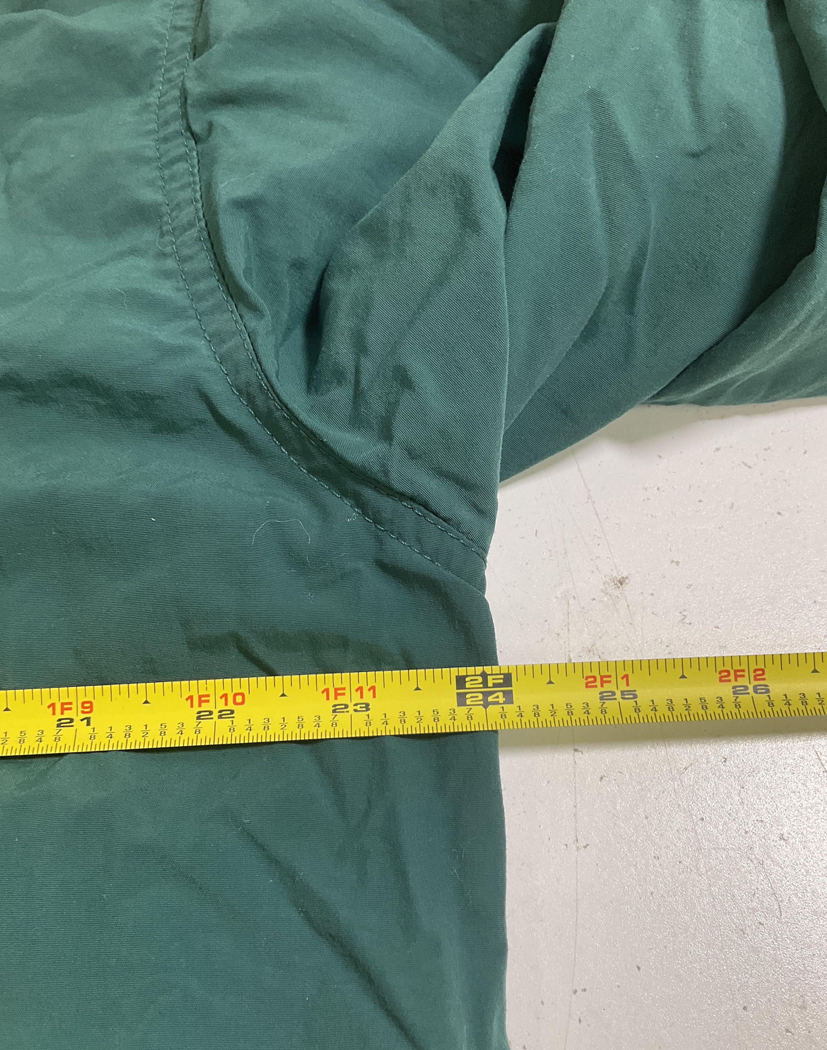 Vintage 90s LL Bean Green Three Season Fleece Lined Jacket Womens Large USA Made