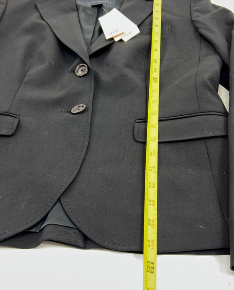 Banana Republic NWT Black Classic Fit Two-Button Suit Jacket Blazer Women's 8P