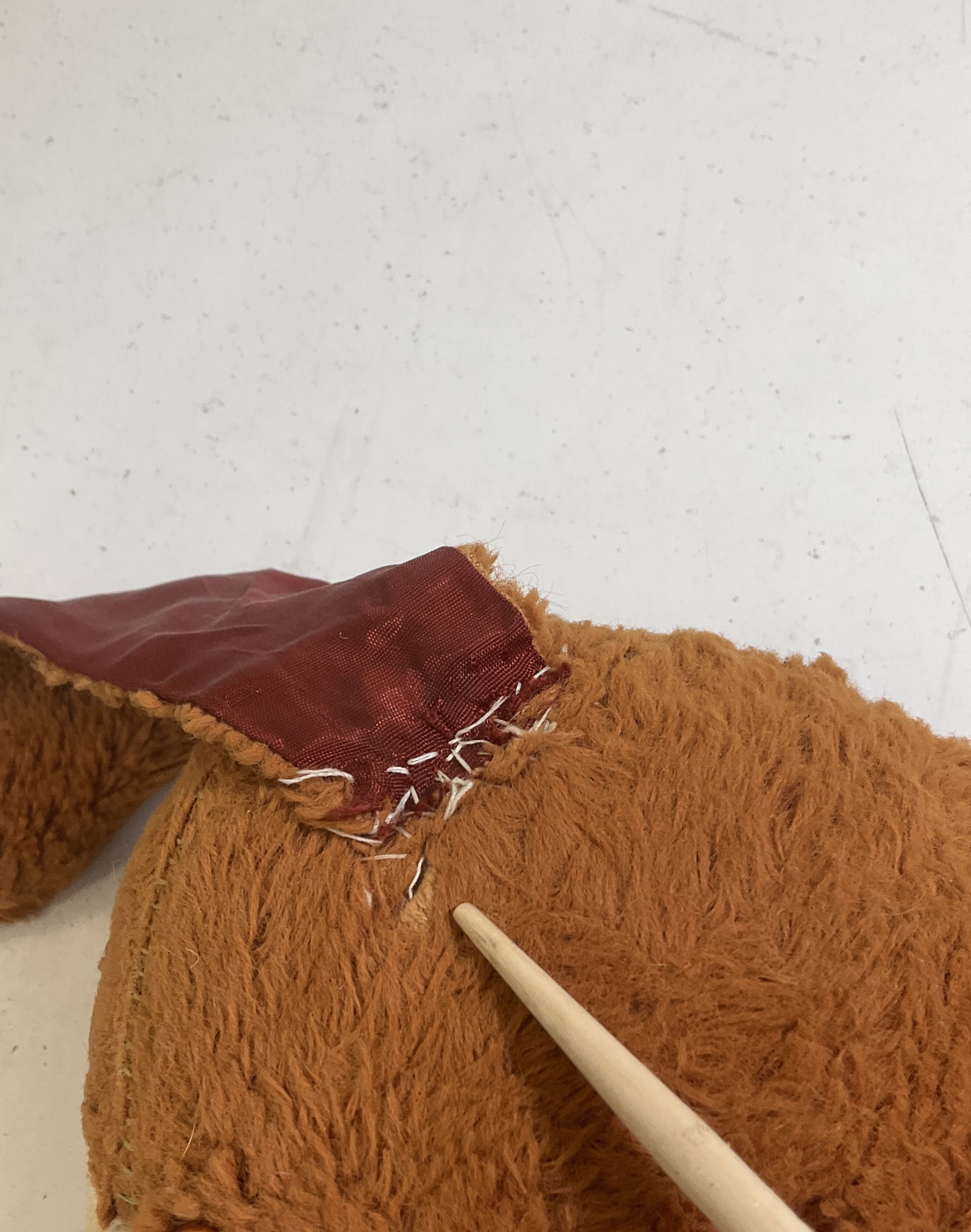 Vintage Basset Hound Plush Stuffed Animal Dog Toy Sad Droopy Eyes 12"