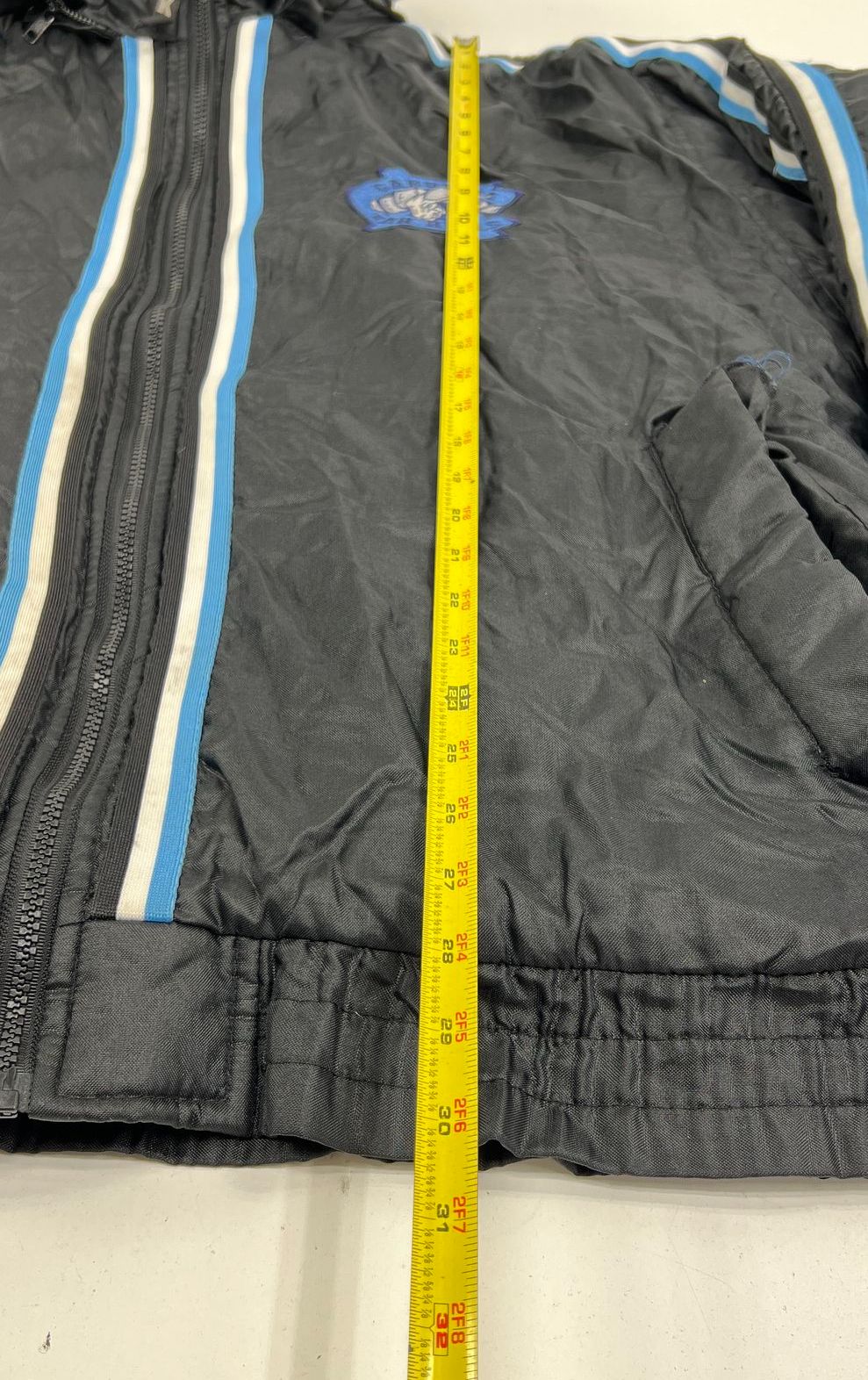 Vintage 90s IGNIK Black Carolina Tar Heels UNC Tracksuit Jacket Pants Men's XL