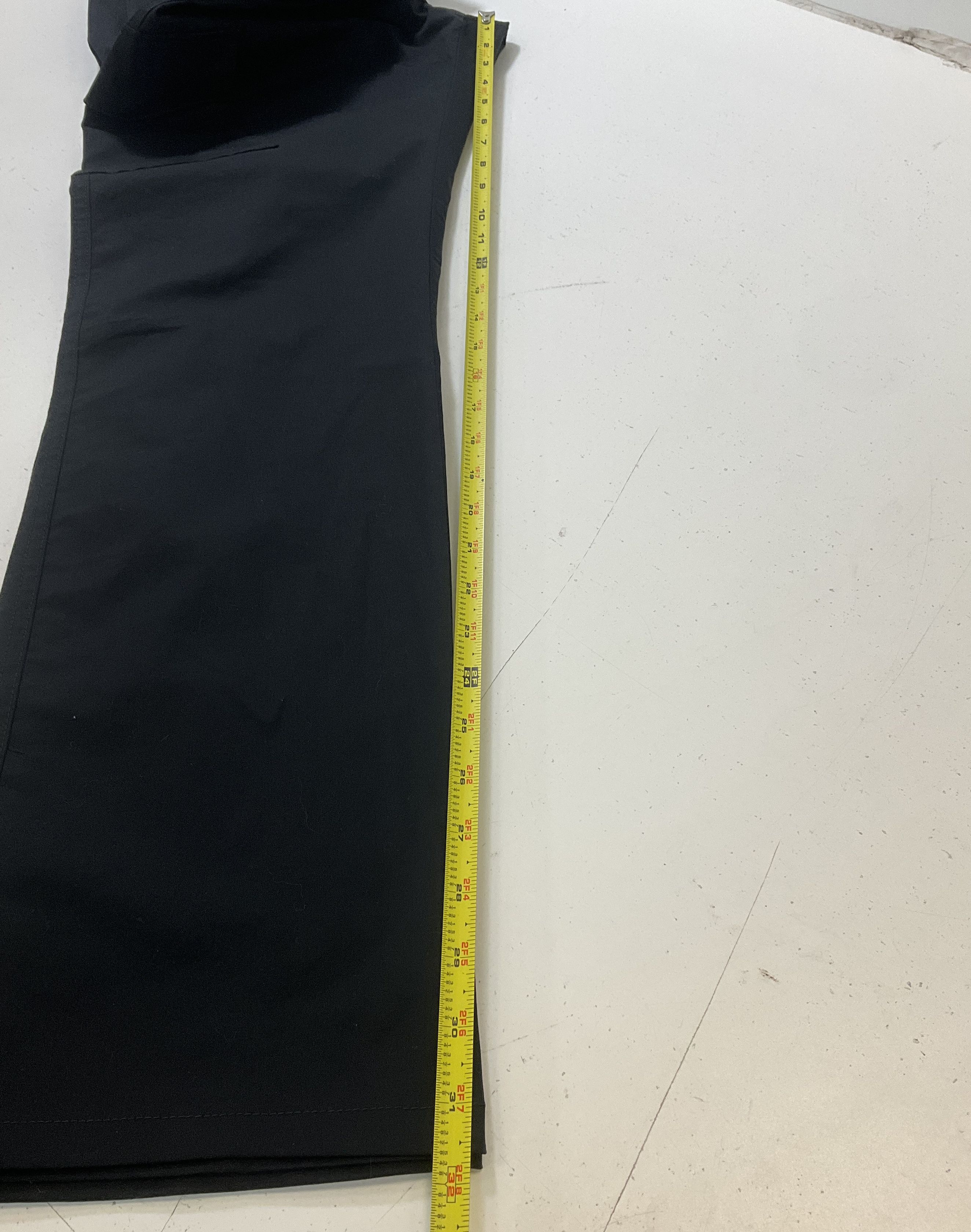 John Varvatos Men's Black Slim Fit Chino Pants Side Flap Pockets Size 46 32x32