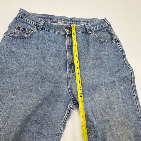 Vintage 90s Lee Light Wash High Rise Tapered Leg Mom Jeans Women's 31
