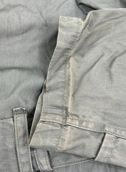 Vintage 60s US Army Green Quarpel Double Breasted Trench Coat Men's 38R