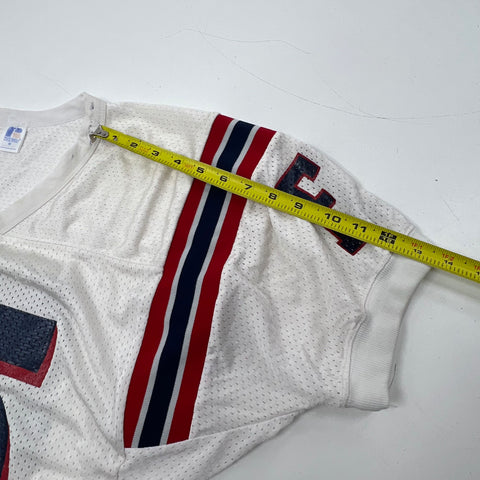 Vintage 80s Russell Athletic Football Jersey #55 Mesh Made in USA Sz M