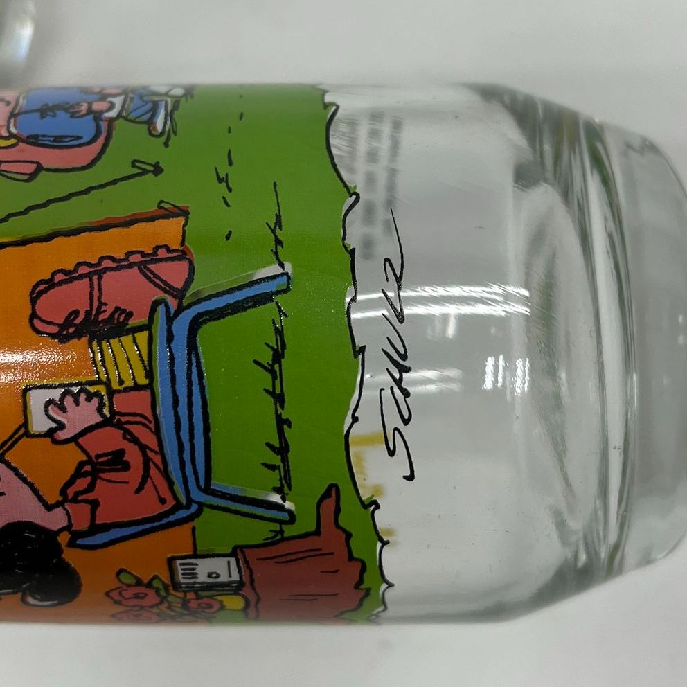 Vintage 1983 Peanuts Camp Snoopy Collection McDonalds Glasses Set of 4