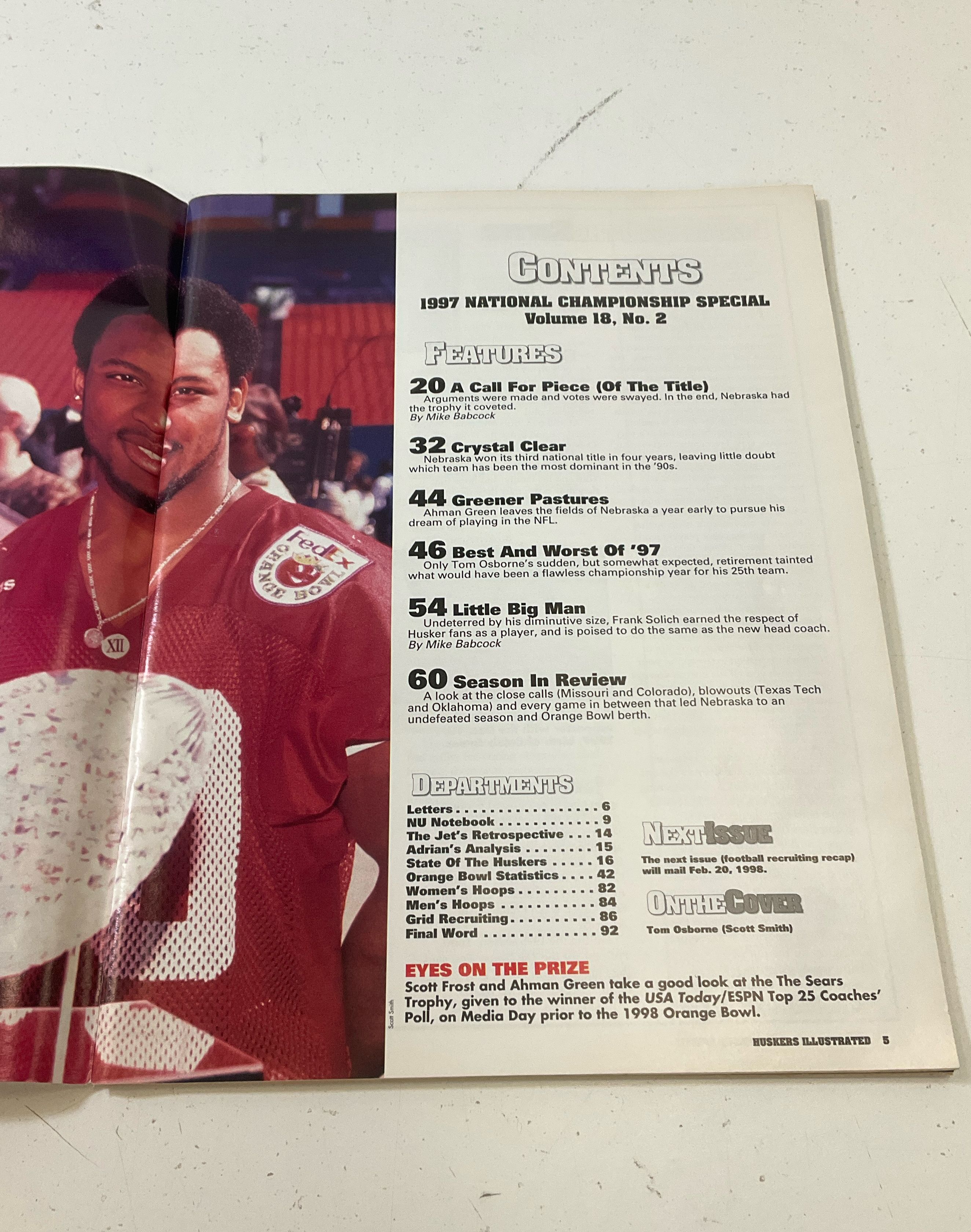 6 90s Early 2000s Nebraska Cornhuskers Game Programs & Magazines READ