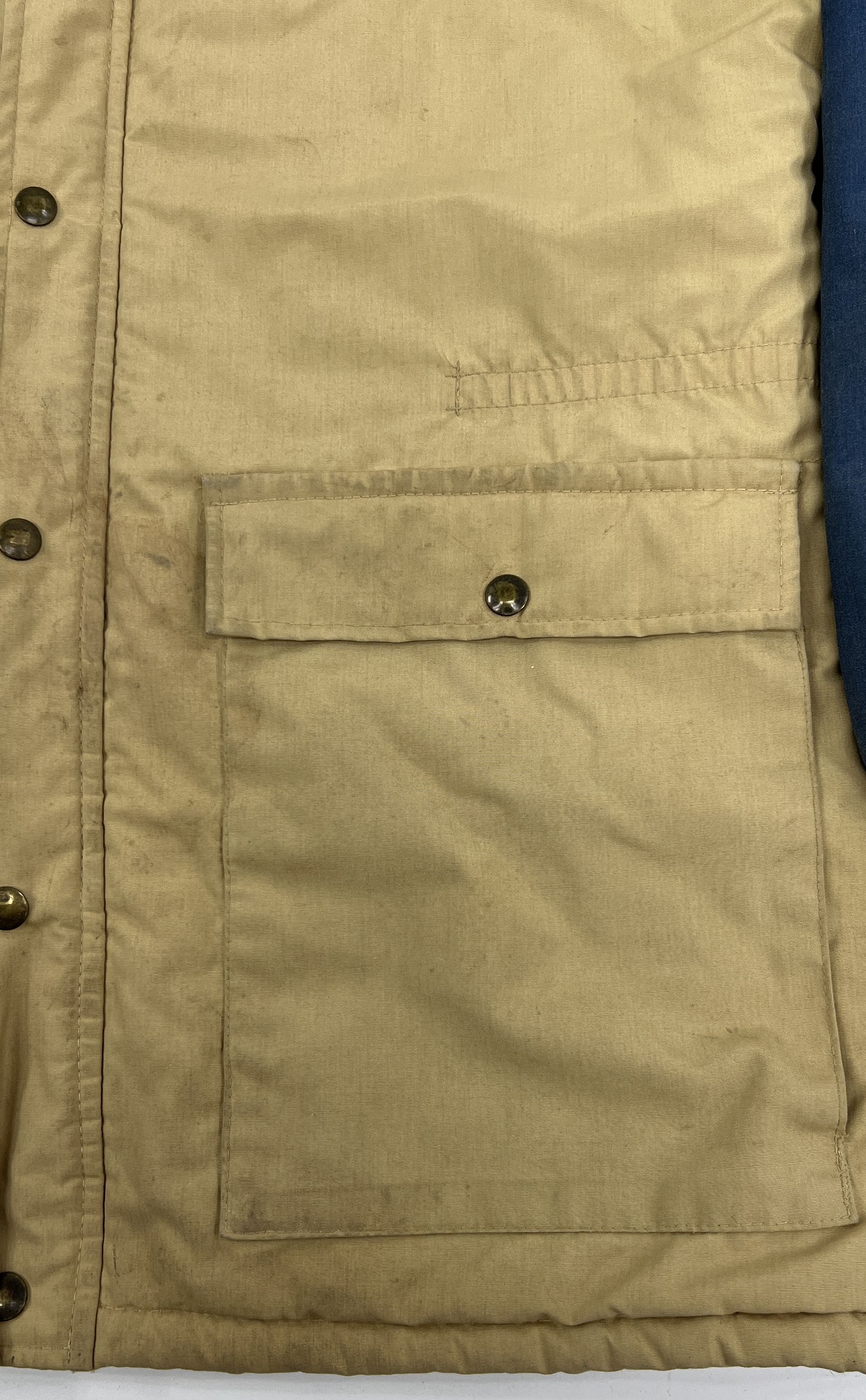 VTG Men's Pla-Jac Dunbrooke Tan Khaki Insulated Coat Union Pacific - Size 40-42