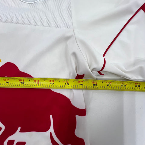 Adidas New York Red Bull 2011-12 Home Soccer Jersey White MLS Men's Size L