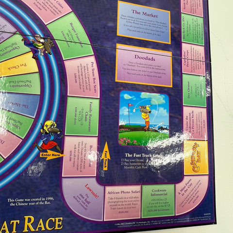 Rich Dad CASHFLOW Board Game 2002 Robert Kiyosaki How to Get Out of The Rat Race