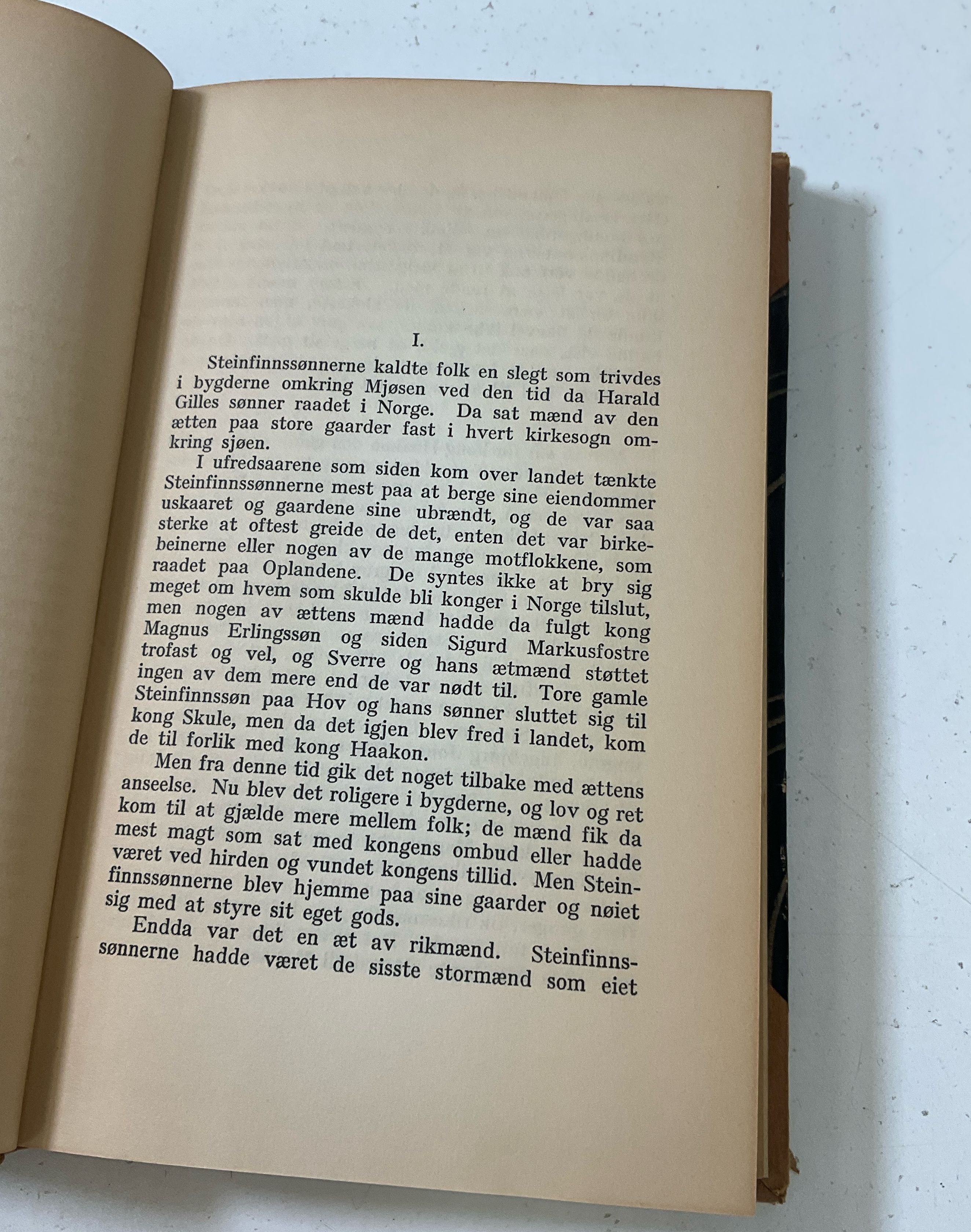 Vintage Sigrid Undset Olav Audensson Norwegian HC Book 1932 Medieval Novels