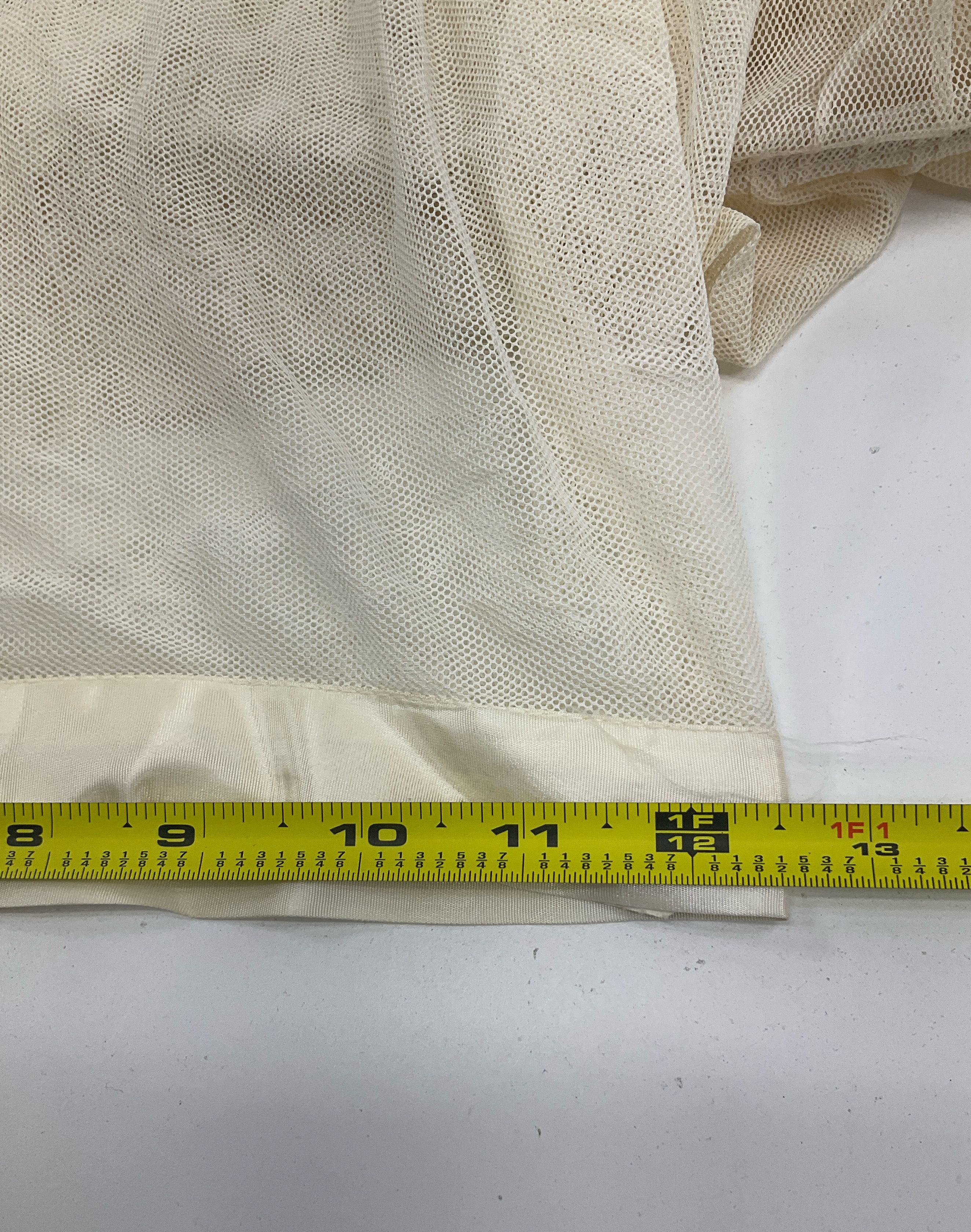 Vintage Hoops! My Dear Women's Ivory Hoop Skirt Crinoline Mesh Underskirt Sz XS