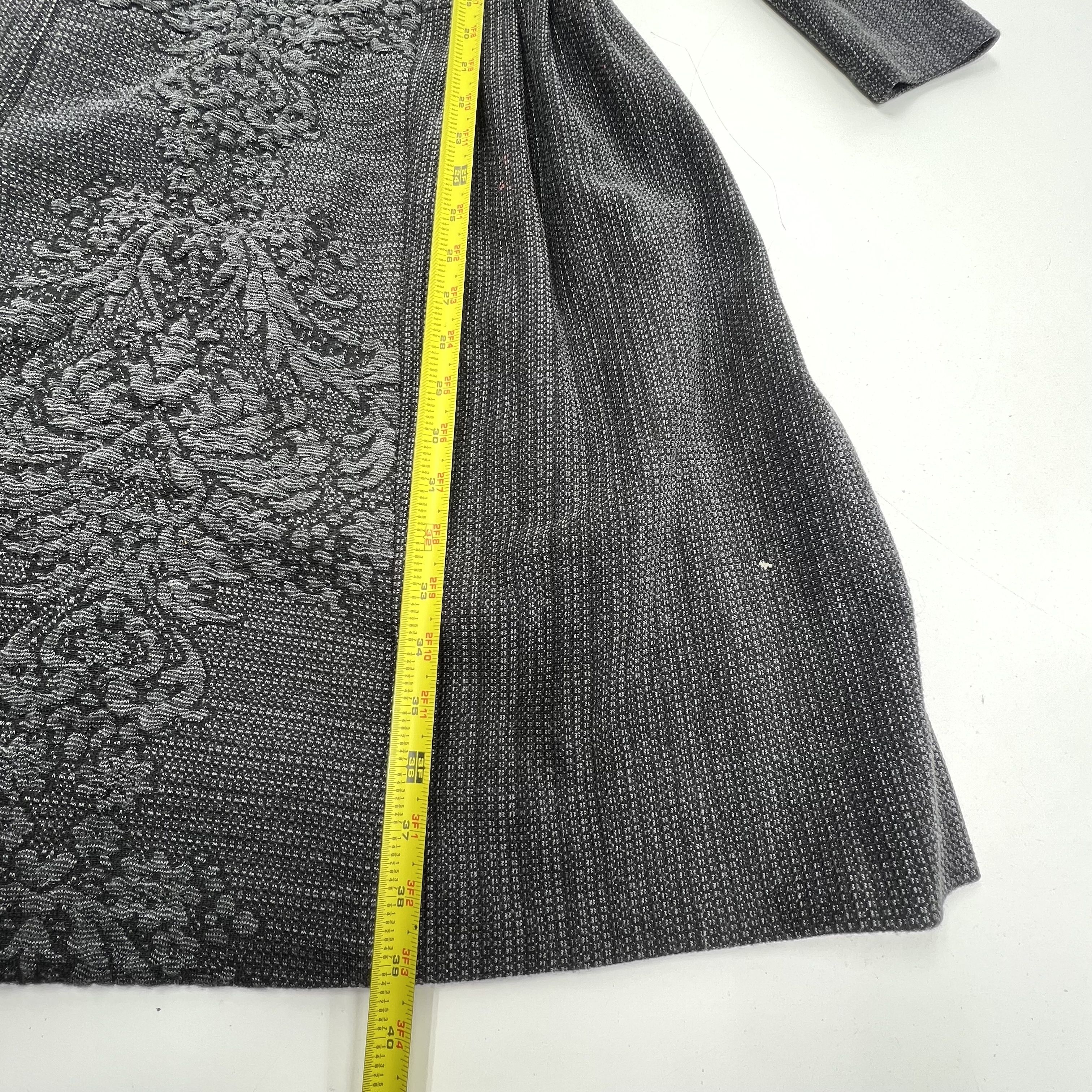 Teri Jon Rickie Freeman Embroidered Tweed Fit & Flare A-Line Dress Sz 6