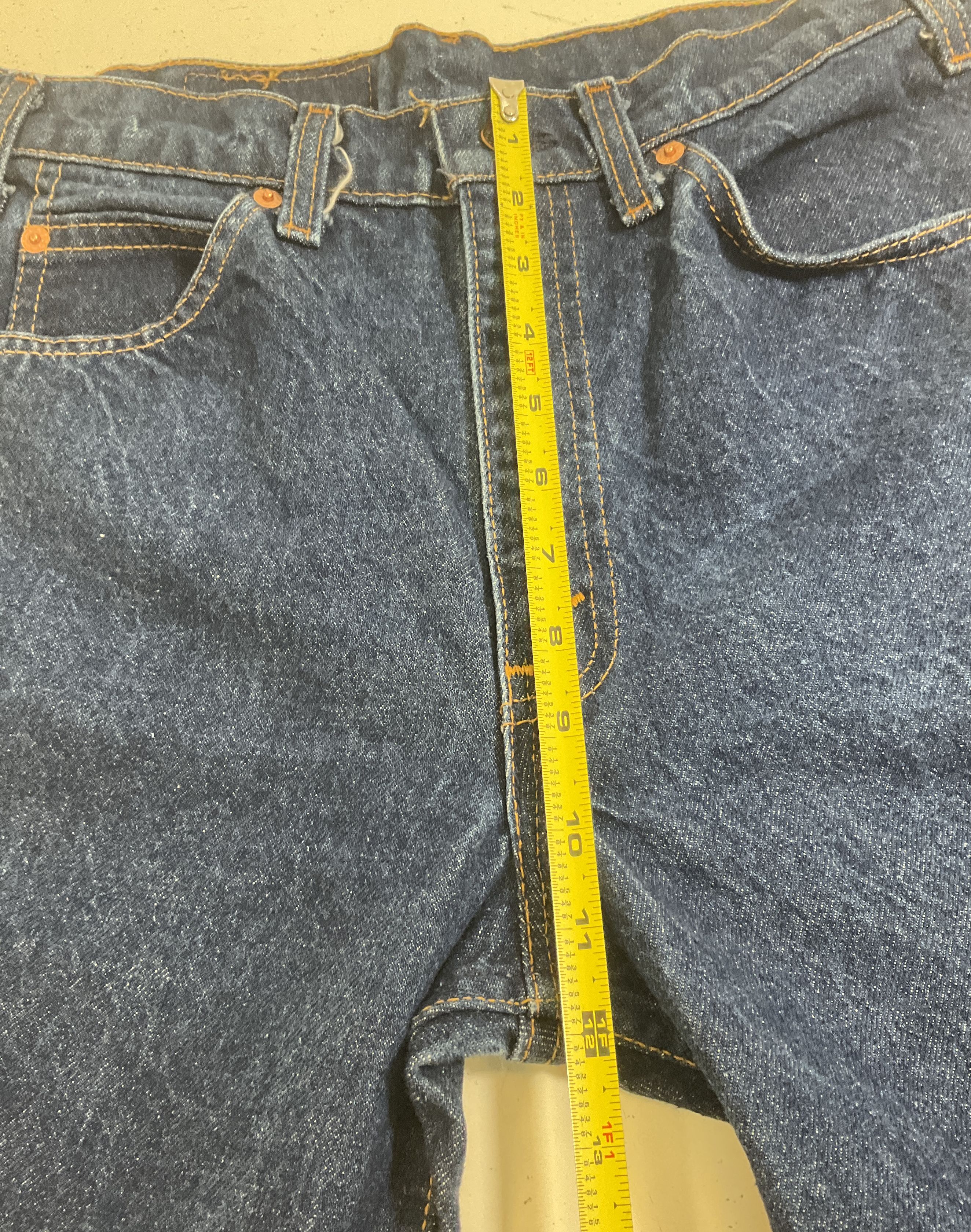 Vintage 90s Levi's 517 Orange Tag Dark Wash Bootcut Jeans Men's W32 L36