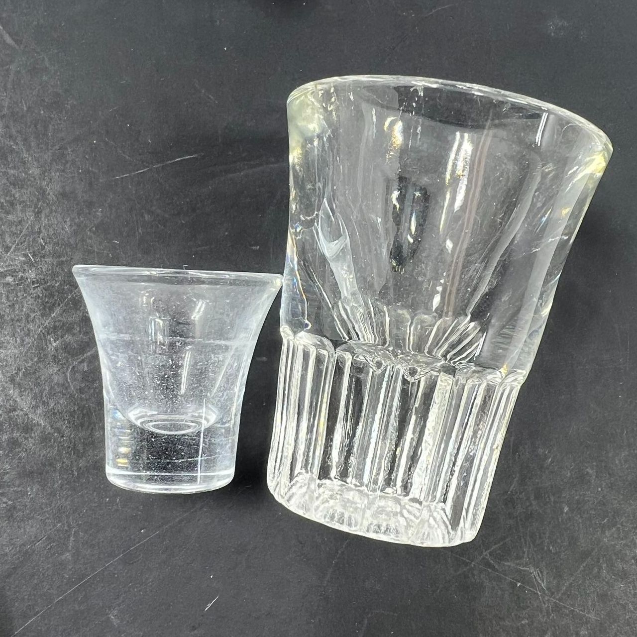 Communion Glasses Lot of 36 Glass and 20 Plastic