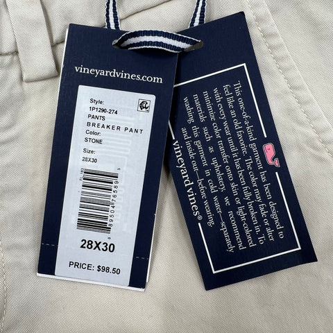 Vineyard Vines Stone Breaker Pants Chinos Men's 28x30 NWT