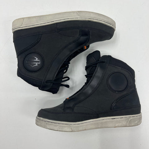 Harley-Davidson Steinman Black Waterproof Riding Sneaker High Top Men's Size 7.5