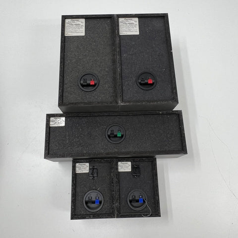 Vintage Pioneer S-HTD510 5.1 Channel Home Theater Speaker System 100W Lot