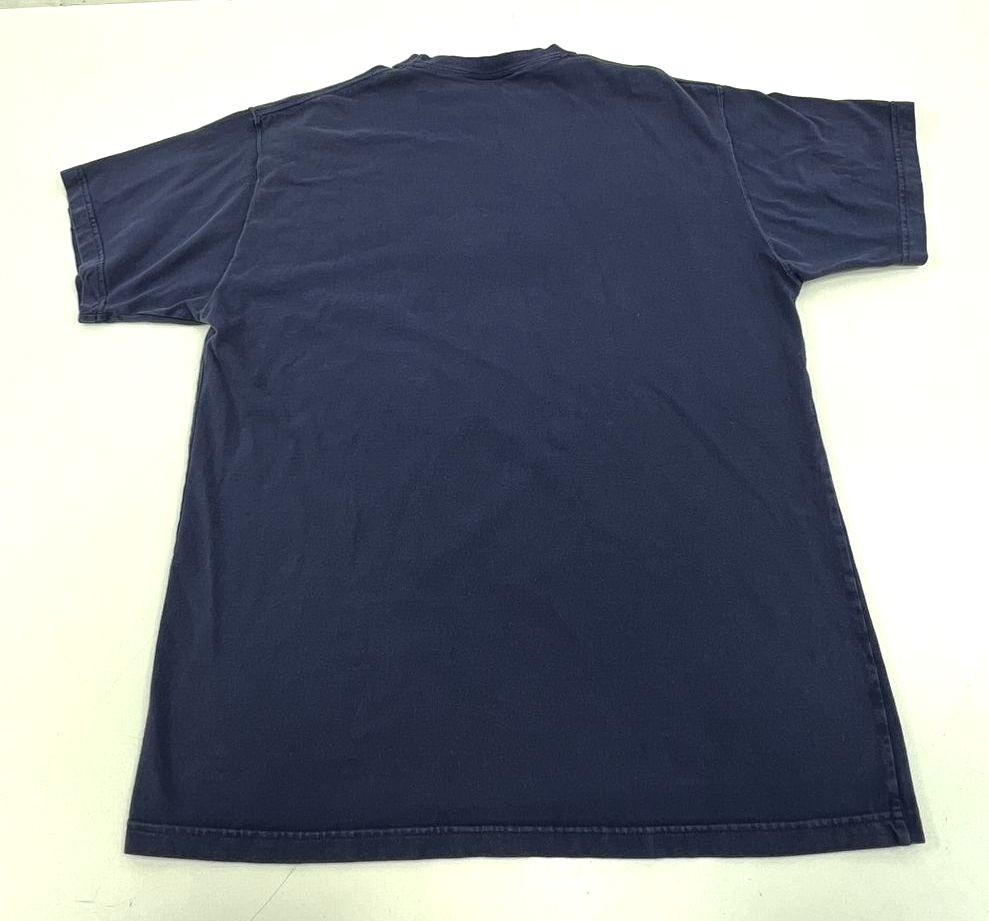 Vintage 90s Timberland The Boot Company Faded Graphic T Shirt Men's L Blue