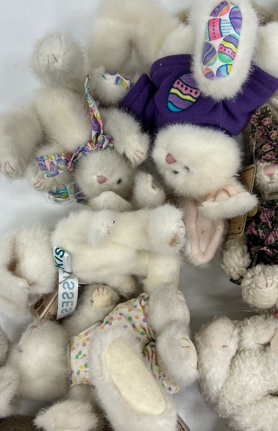 Vintage Boyds Bunnies Large Plush Toy Lot Collectible Stuffed Animals