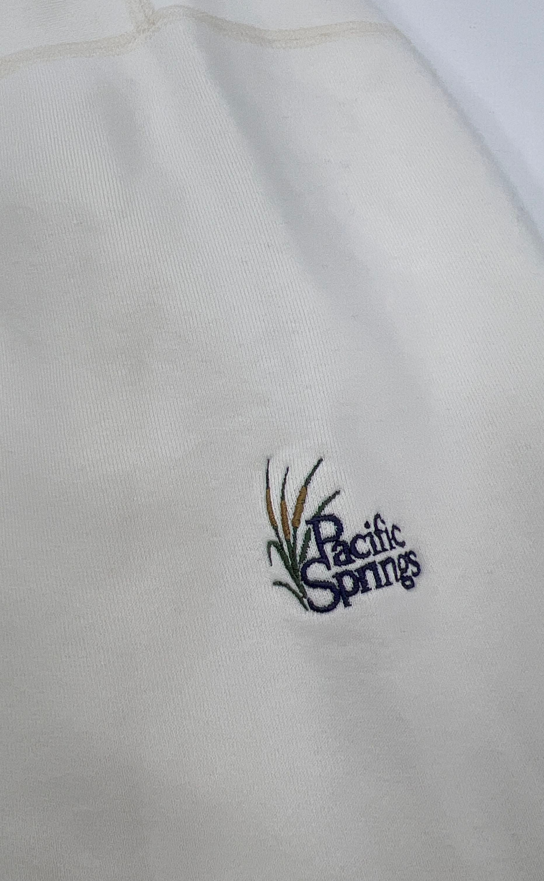 Vintage Y2K Polo Ralph Lauren Cream Embroidered Sweatshirt Men's XL