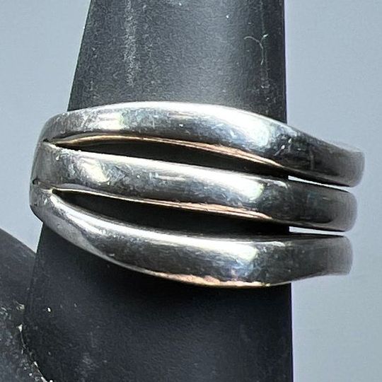 Silpada Sterling Silver Bars Ring Size 9
