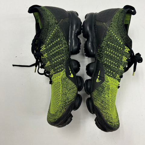 Nike Air VaporMax Flyknit 2 Volt Black Running Sneakers Size 12