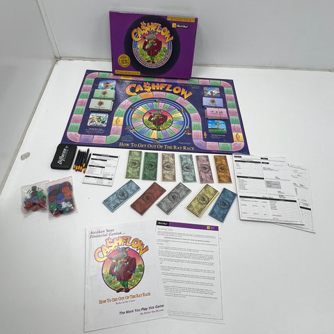 Rich Dad CASHFLOW Board Game 2002 Robert Kiyosaki How to Get Out of The Rat Race