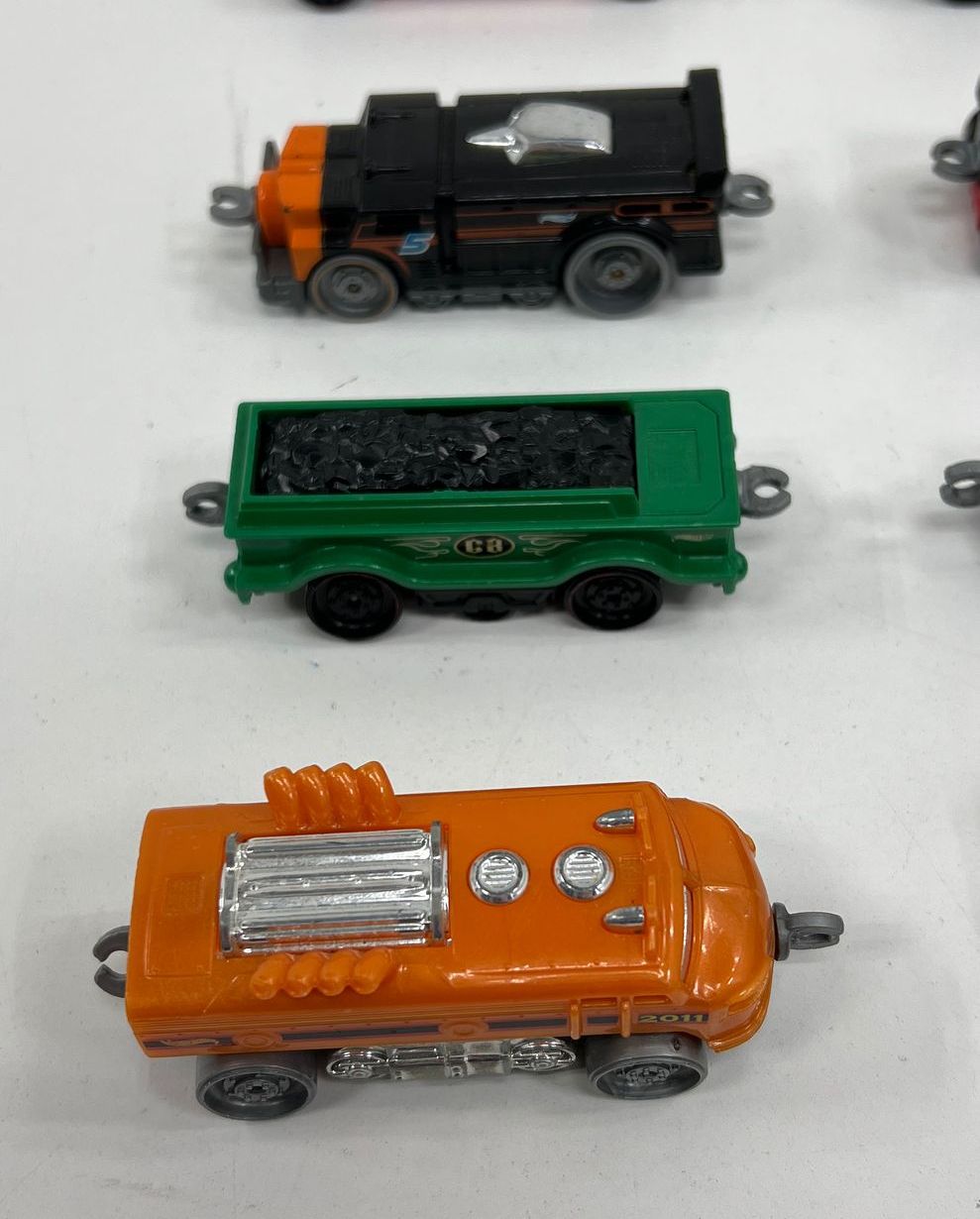 Collectible Mattel Hot Wheels Train Cars Lot C2010 -11 Mixed Styles & Colors