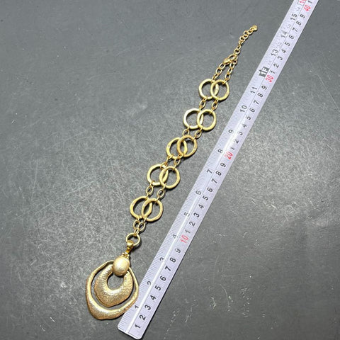 Brighton Dream Big Gold tone Rhinestone Necklace