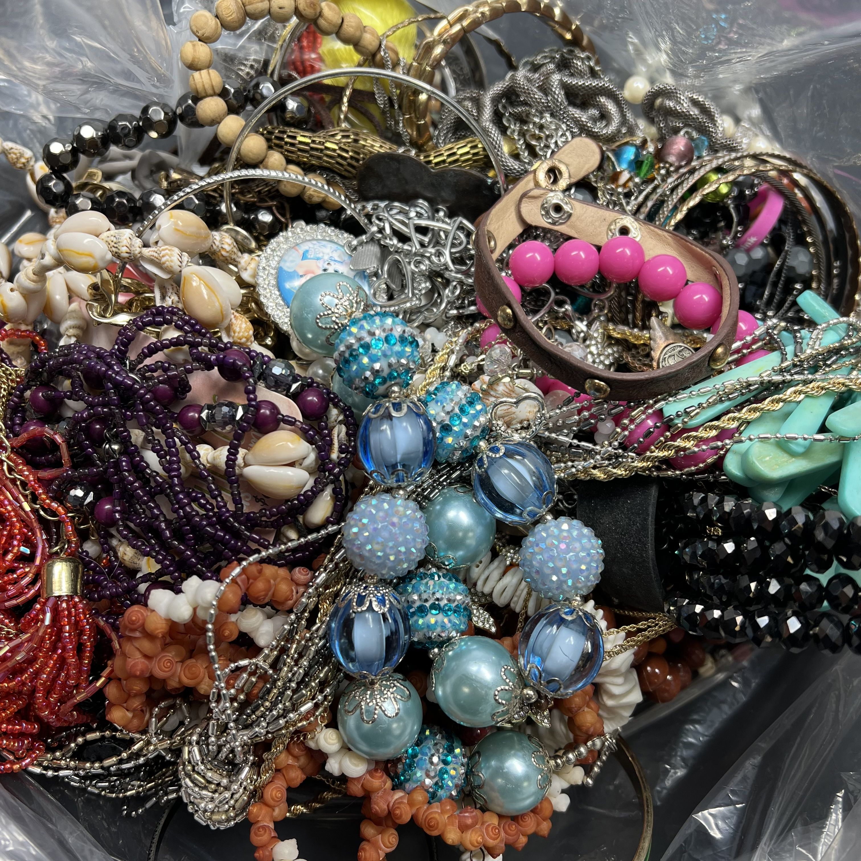 5LB Wearable Costume Mixed Jewelry Bag