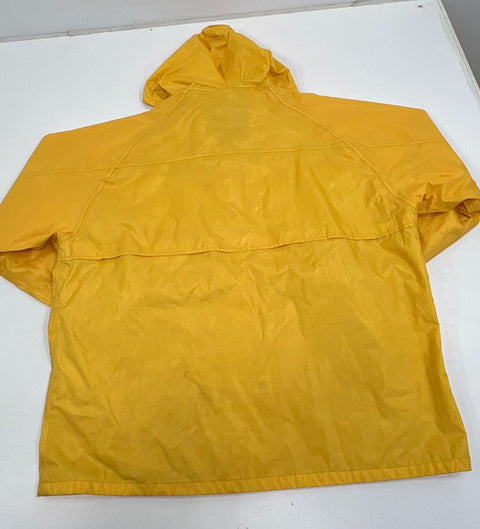 Viking Vintage Y2K Yellow Nova Scotia Hooded Windbreaker Jacket Men's 2XL