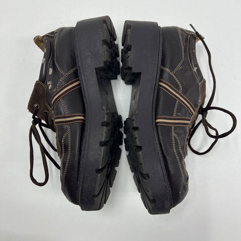 Y2K Mudd Jeffery Platform Loafer Casual Shoe Women 11M Brown