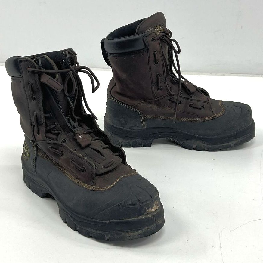 Men's Oliver AT Brown Genuine Leather Lace Up Work Boots Size 10.5