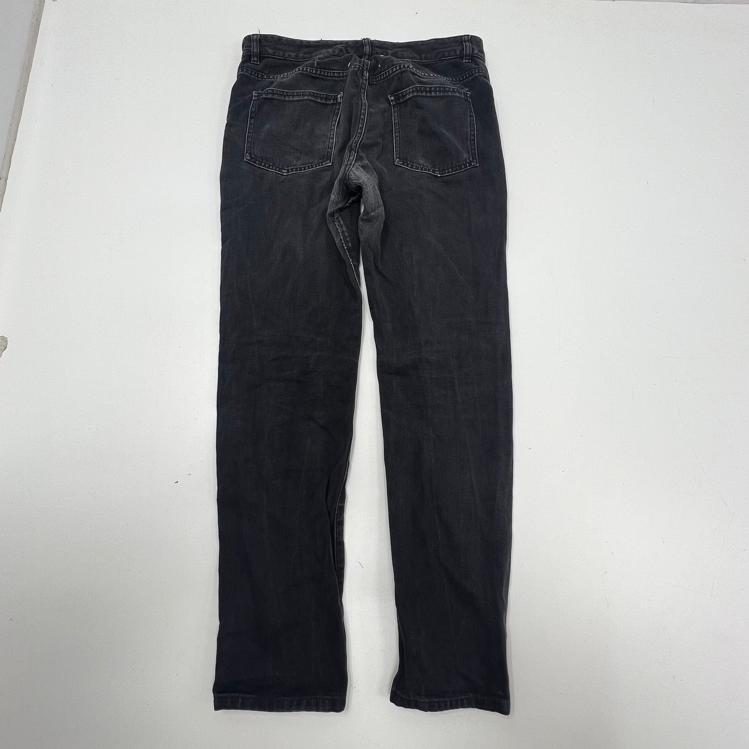 Maison Margiela Black Denim Pants Women's Size 14 Slim