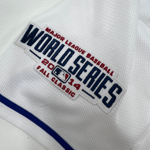 Majestic KC Royals 2014 World Series Cool Base Baseball Jersey Youth L 14-16