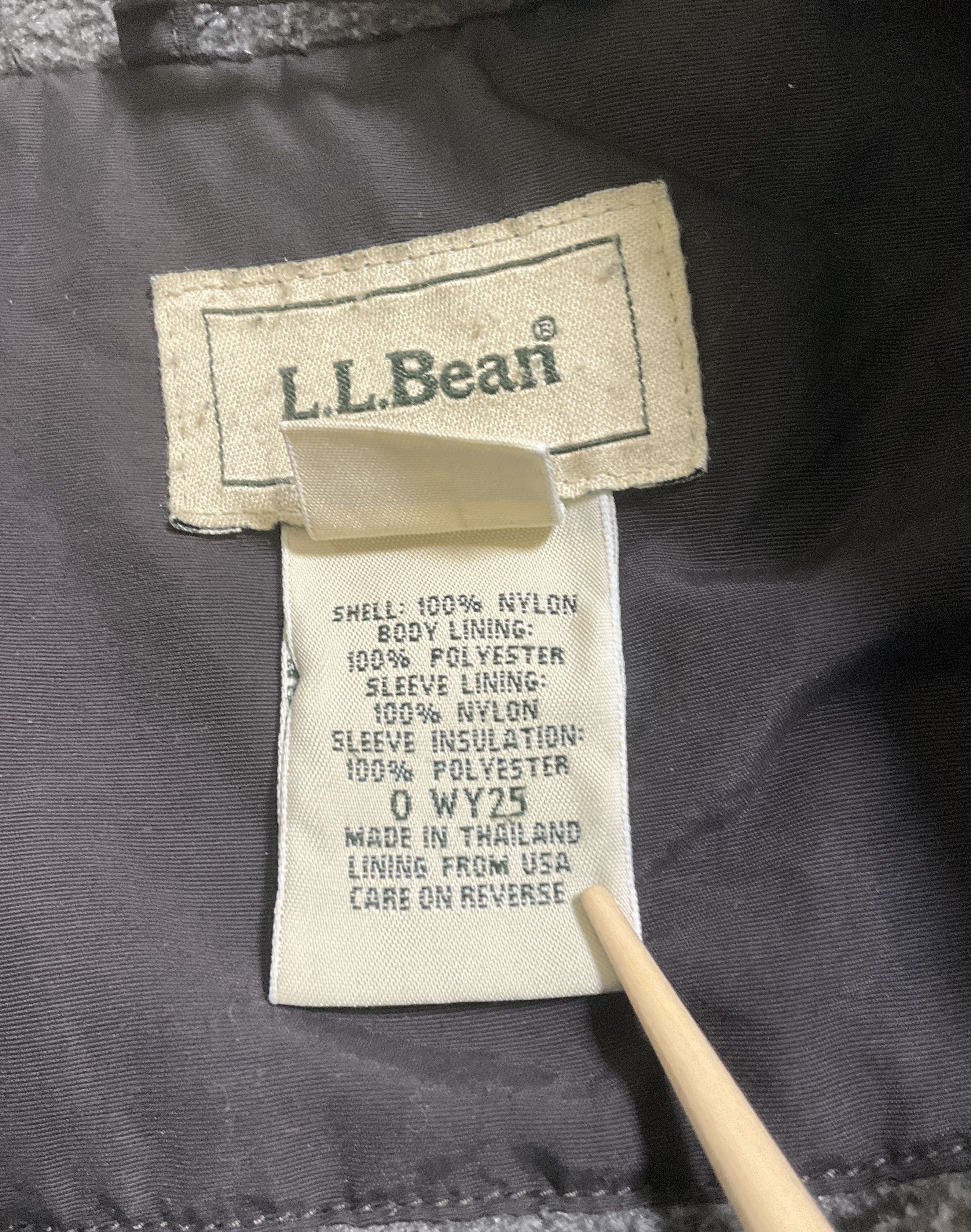 Vintage 90s L.L. Bean Black Fleece Lined Warm Up Jacket Womens Size 1X