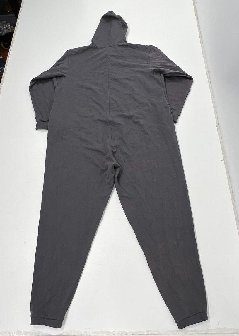 Savage Fenty Gray Hooded Full Zip Logo Jumpsuit Romper Onesie Women's 3X