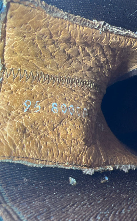 Destroyer Delujo Black Leather Goodyear Welt Chelsea Boots Size 9.5