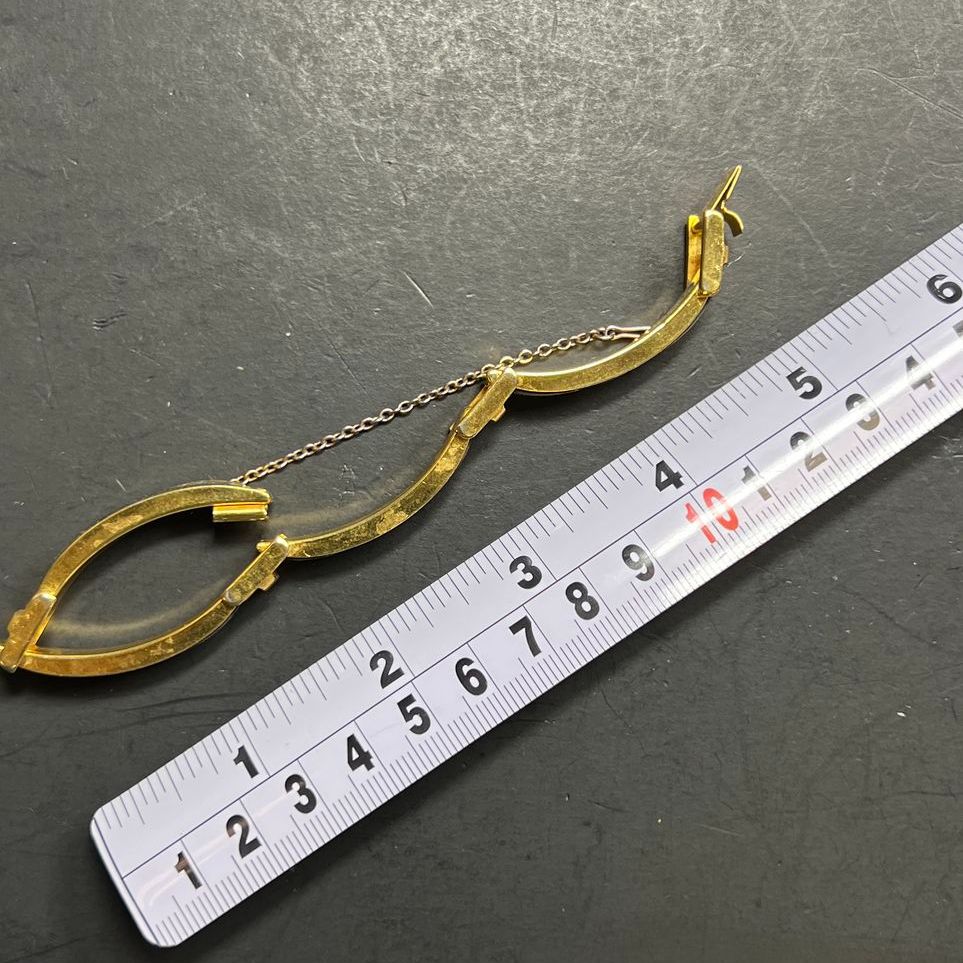 Gold Plated Damascene Bracelet 18g