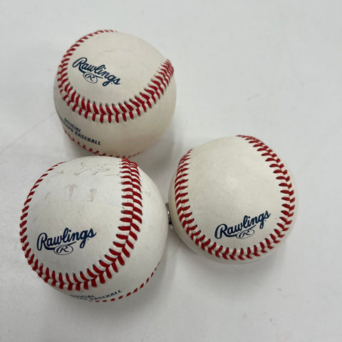 Rawlings Official Autograph Baseball Pop-Out Pen Lot of 3 Blank Sports Novelty